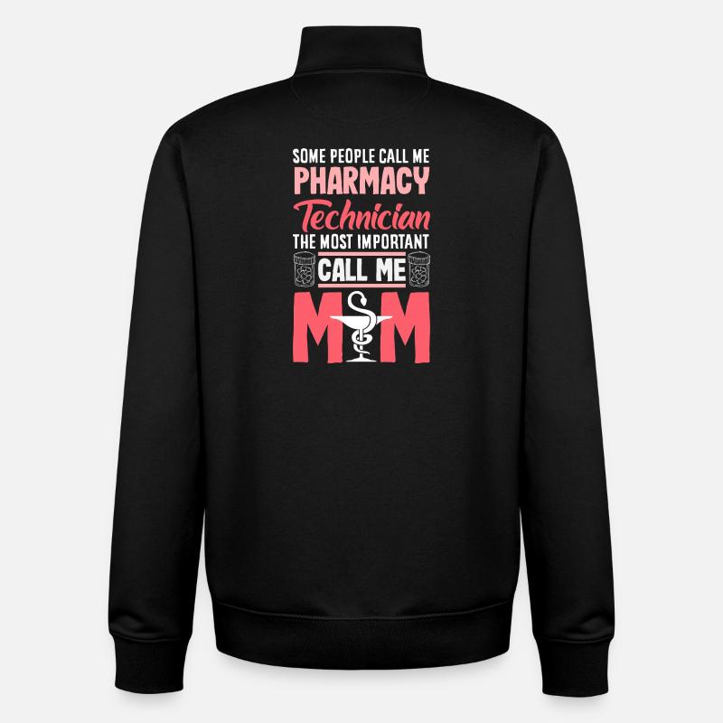Apotheker Pharmazeutisch-technischer - Unisex Organic Zip Sweatshirt von Stanley/Stella - Schwarz
