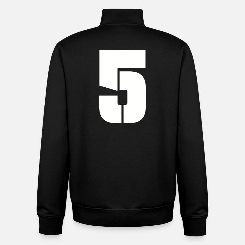 5 - Sweat zippé unisexe en coton bio Stanley/Stella - noir