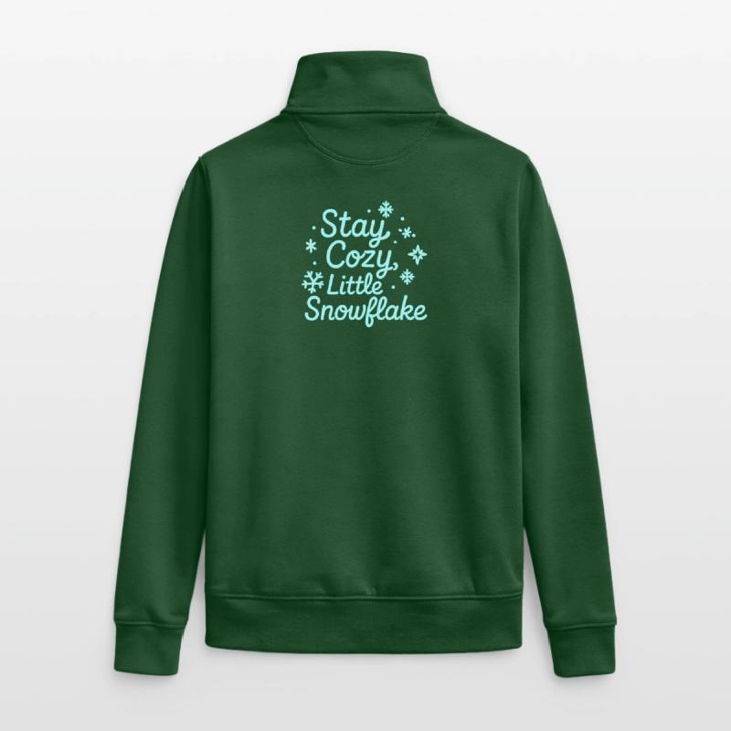 Reste Confortable Néon Script Sweat zippé unisexe en coton bio Stanley/Stella
