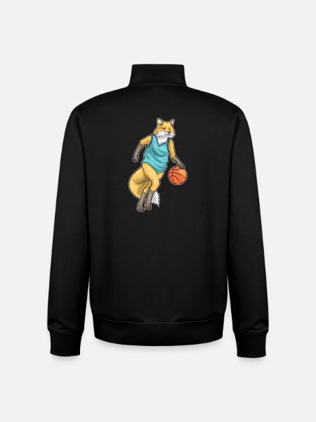 Fox Basketteur Basketteur - Sweat zippé unisexe en coton bio Stanley/Stella - noir