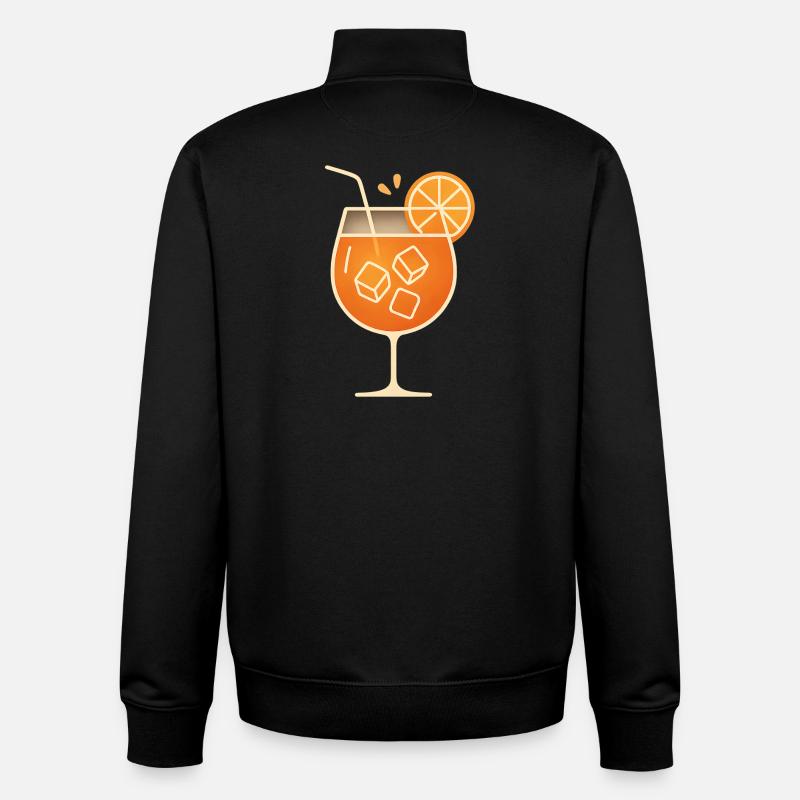 Party Spritz Glas Geschenkidee - Unisex Organic Zip Sweatshirt von Stanley/Stella - Schwarz