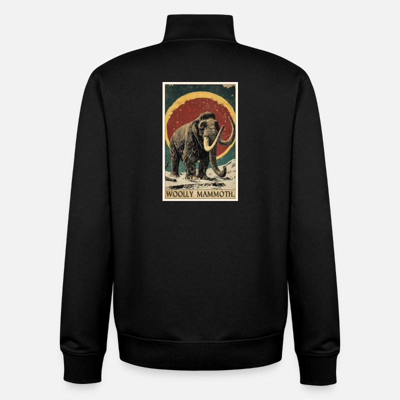 Mammuts Mammut - Unisex Organic Zip Sweatshirt von Stanley/Stella - Schwarz