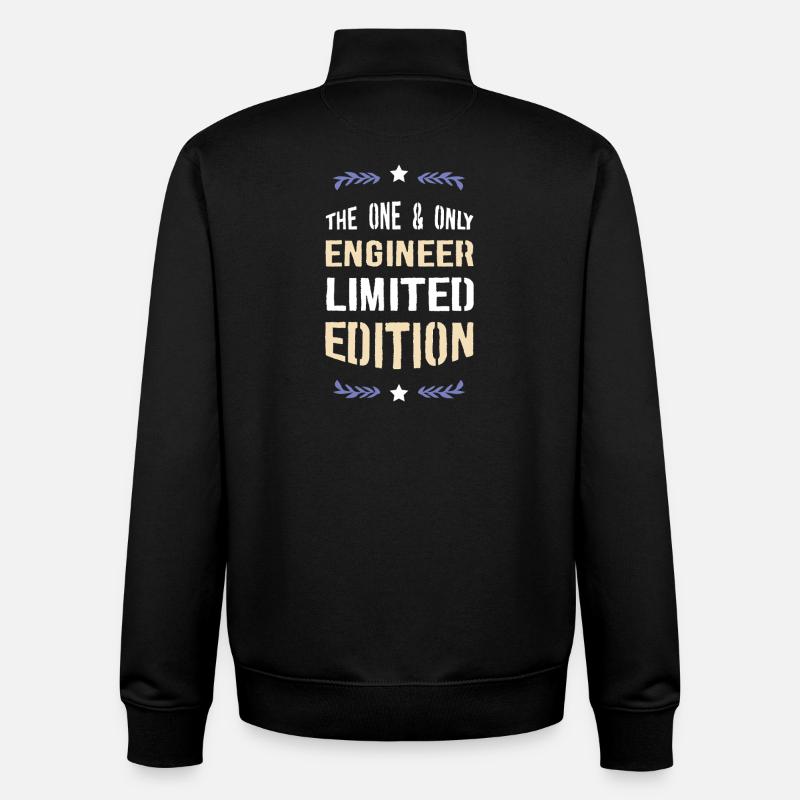 Only Engineer Limited Edition - Unisex Organic Zip Sweatshirt by Stanley/Stella - black