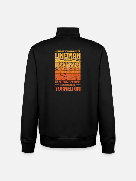 Electronics Technician Electrician Gifts - Unisex Organic Zip Sweatshirt by Stanley/Stella - black