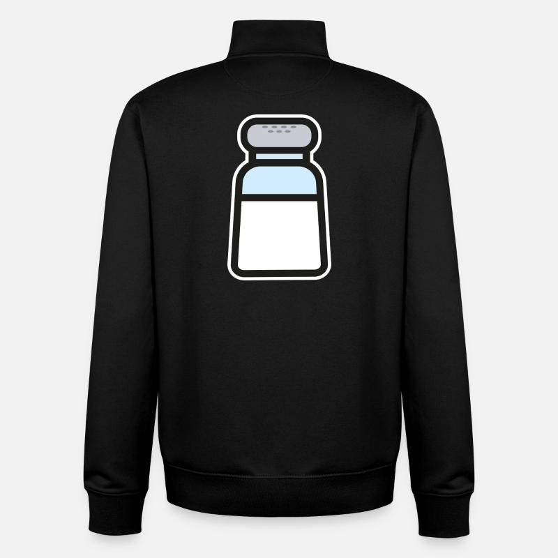 sel - Sweat zippé unisexe en coton bio Stanley/Stella - noir