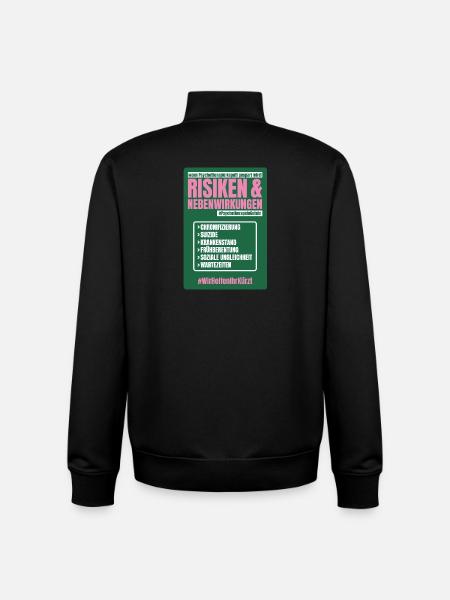 PSYCHO_03 - Unisex Organic Zip Sweatshirt von Stanley/Stella - Schwarz