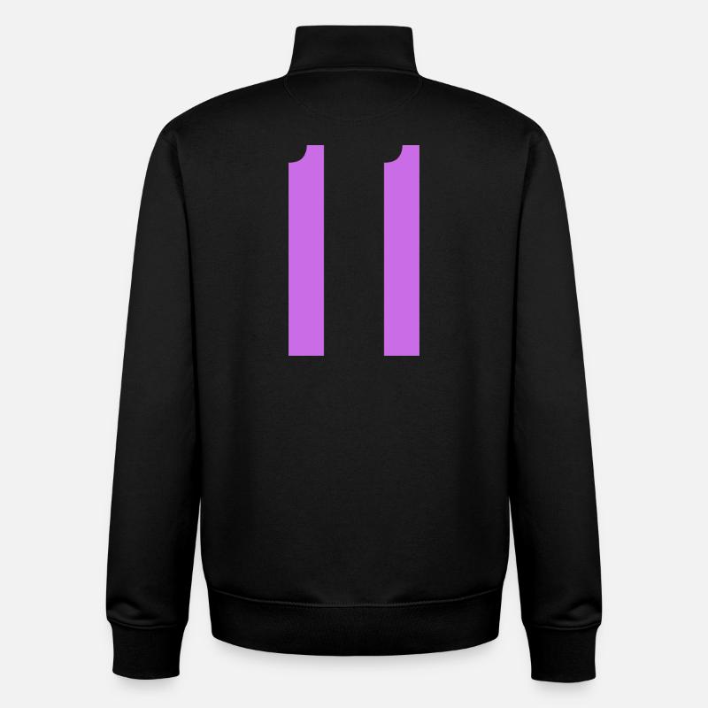 11 - Unisex Organic Zip Sweatshirt von Stanley/Stella - Schwarz