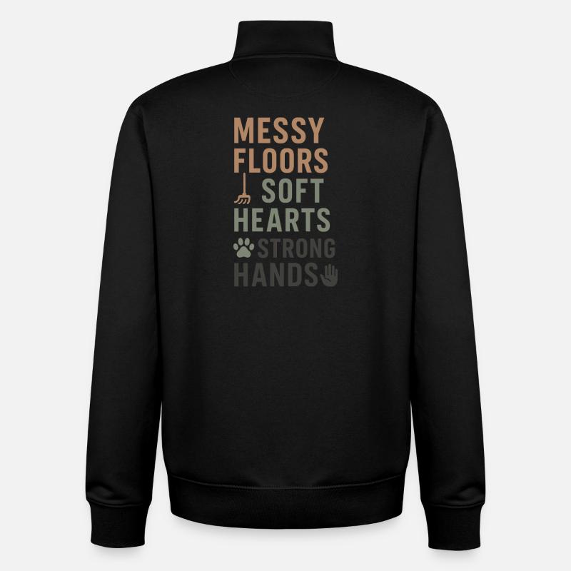 Tierheimmitarbeiter, Tierrettungs-freiwilliger - Unisex Organic Zip Sweatshirt von Stanley/Stella - Schwarz