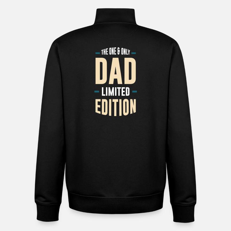 Père Édition Limitée - Sweat zippé unisexe en coton bio Stanley/Stella - noir