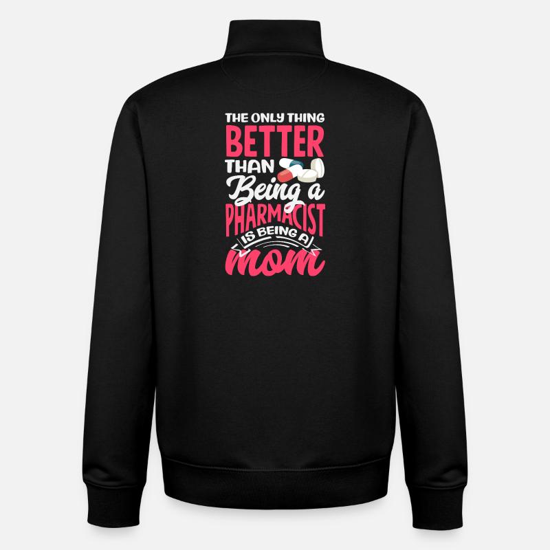 Pharmacist Pharmaceutical Technical - Unisex Organic Zip Sweatshirt by Stanley/Stella - black
