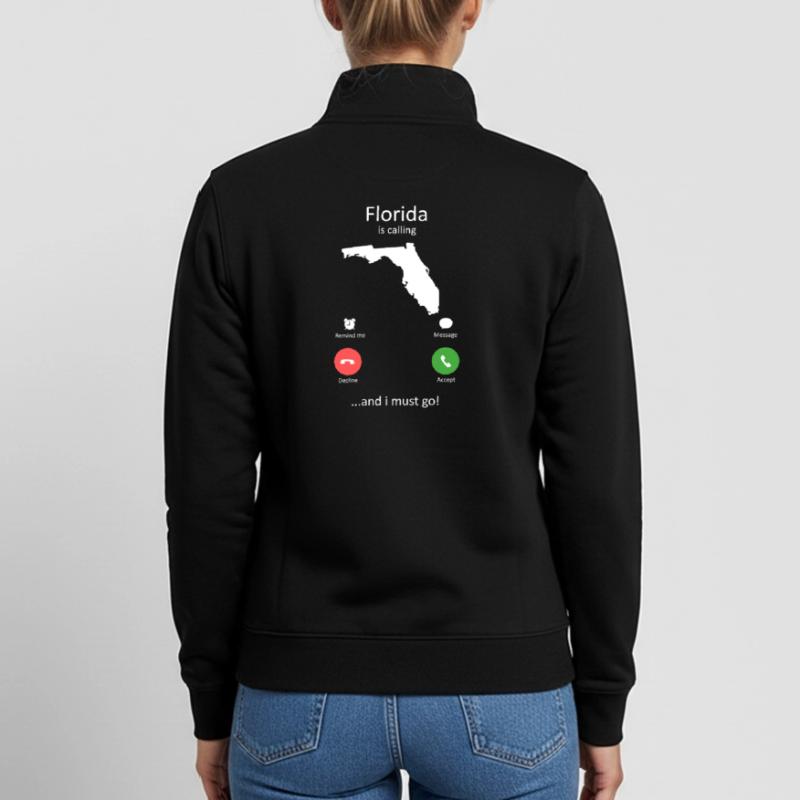Interface de Floride et Interface I’Must Go Sweat zippé unisexe en coton bio Stanley/Stella