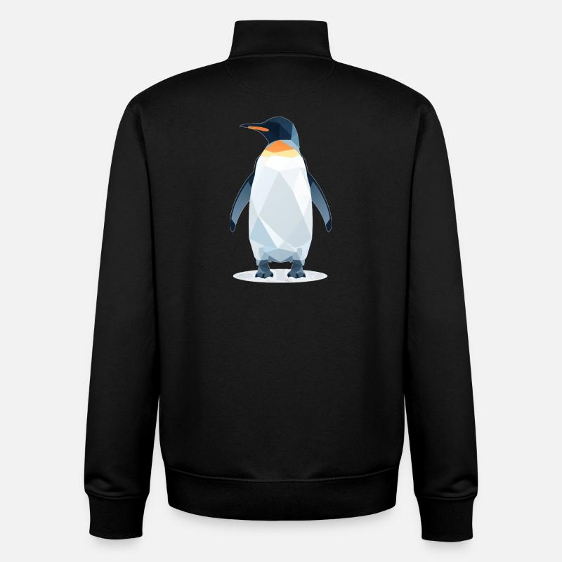 Pinguin Style - Unisex Organic Zip Sweatshirt von Stanley/Stella - Schwarz