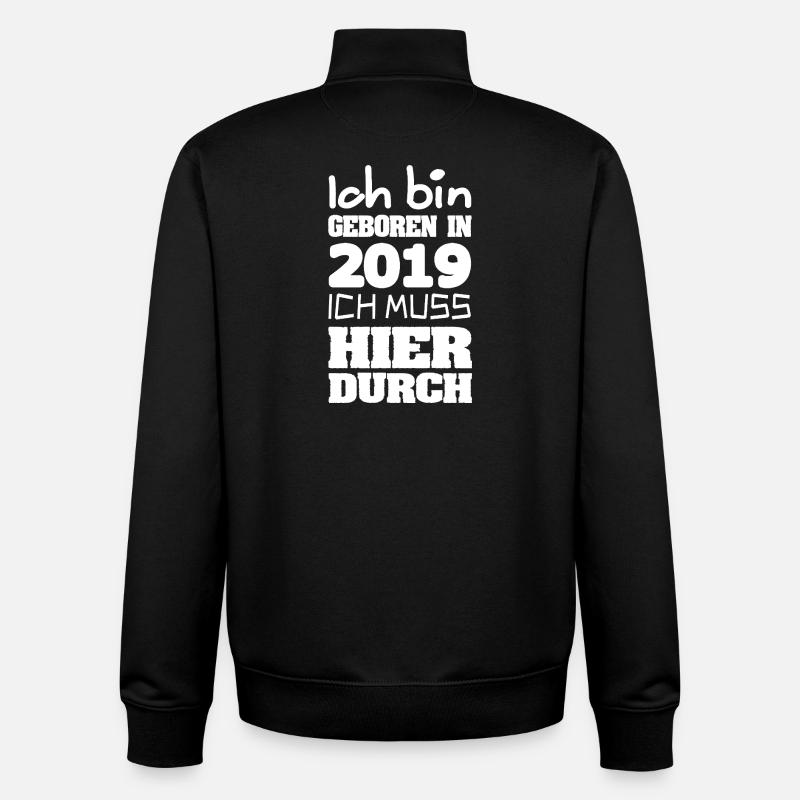 2019 - Unisex Organic Zip Sweatshirt von Stanley/Stella - Schwarz