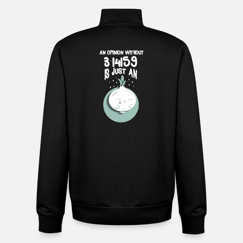 Mathe Mathematik Lehrer Spruch Mathelehrer Lustig - Unisex Organic Zip Sweatshirt von Stanley/Stella - Schwarz