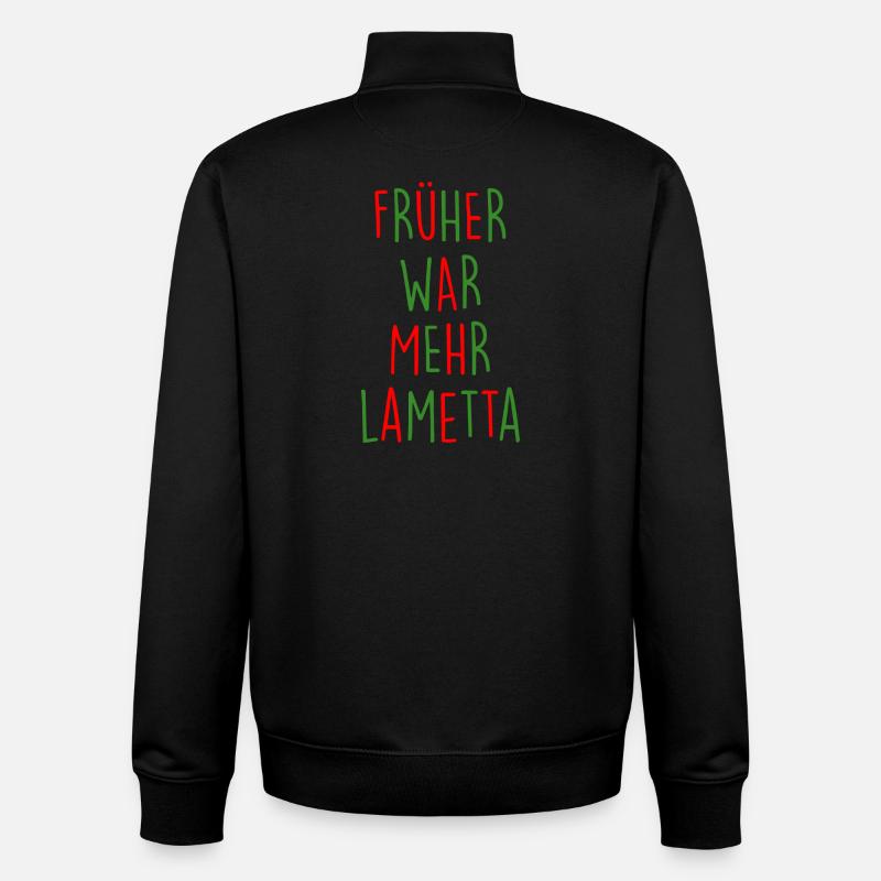 Tinsel - Unisex Organic Zip Sweatshirt by Stanley/Stella - black