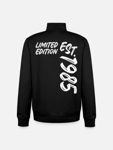 Limited Edition Est. 1985 - Unisex Organic Zip Sweatshirt by Stanley/Stella - black
