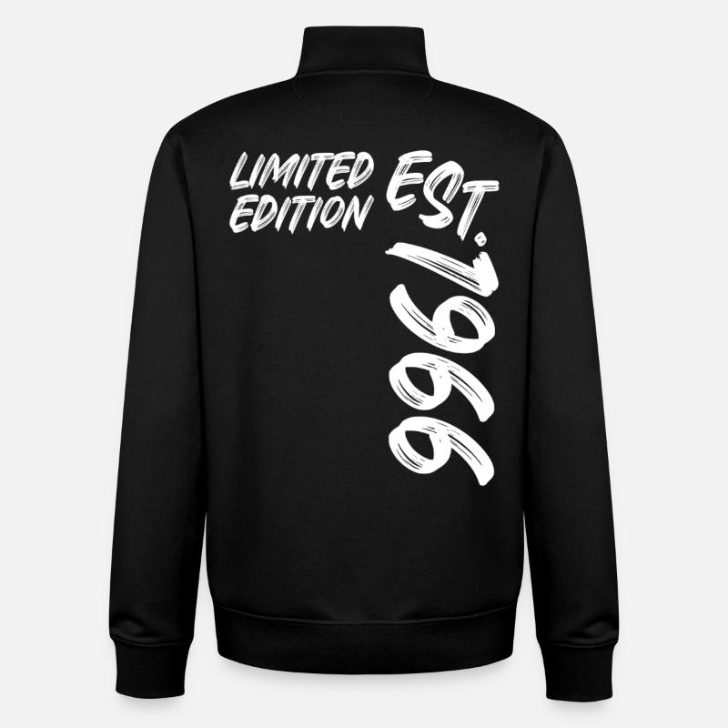 Limited Edition Est. 1966 - Unisex Organic Zip Sweatshirt von Stanley/Stella - Schwarz
