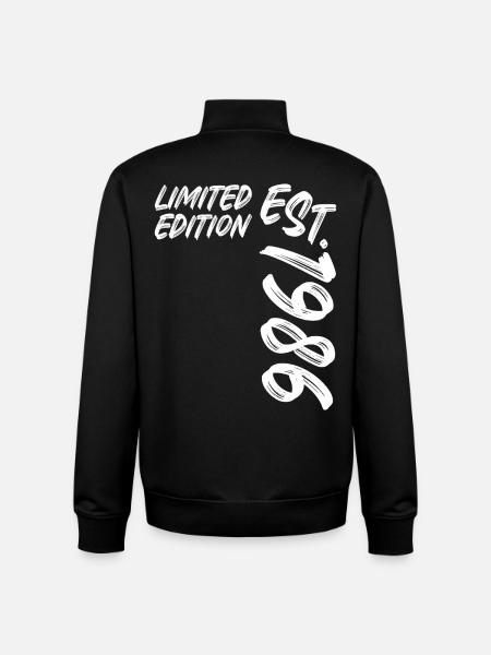 Édition limitée Est. 1986 - Sweat zippé unisexe en coton bio Stanley/Stella - noir