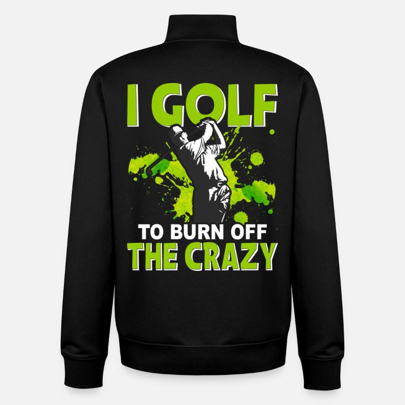 golfe - Sweat zippé unisexe en coton bio Stanley/Stella - noir