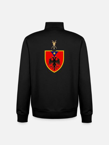 Shqip'ria - Unisex Organic Zip Sweatshirt by Stanley/Stella - black