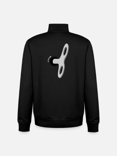 Humans are a machine - Unisex Organic Zip Sweatshirt by Stanley/Stella - black