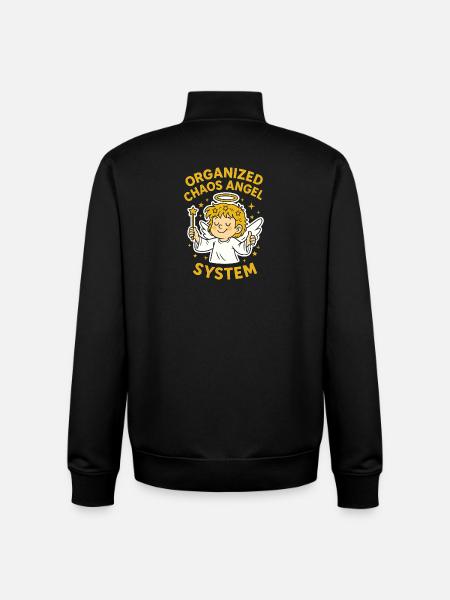 Angel System: Order in Chaos - Unisex Organic Zip Sweatshirt by Stanley/Stella - black