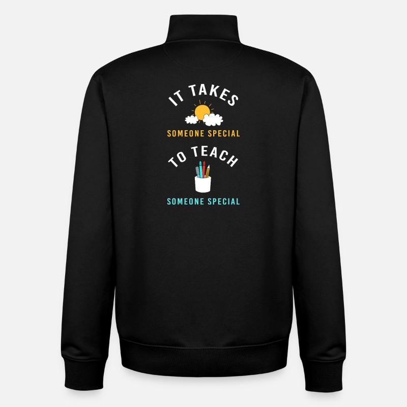Sonderschule Lehrer Förderschule Pädagoge - Unisex Organic Zip Sweatshirt von Stanley/Stella - Schwarz