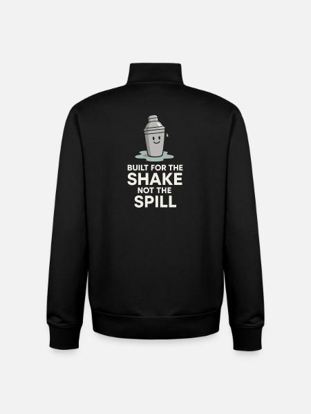 Shaker Stuck Beginner Mixologist - Unisex Organic Zip Sweatshirt by Stanley/Stella - black