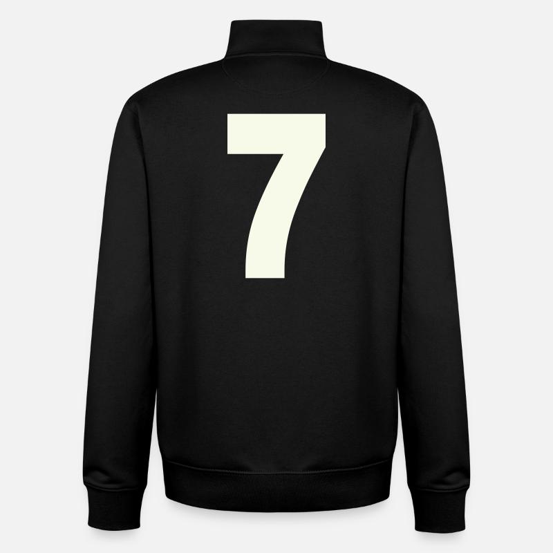 7 - Unisex Organic Zip Sweatshirt von Stanley/Stella - Schwarz
