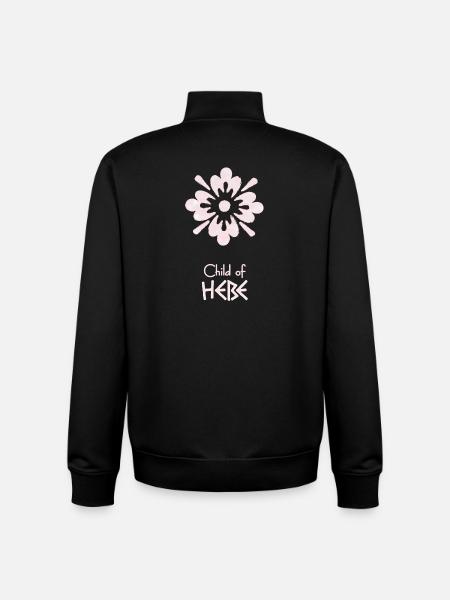 Child of Hebe – Percy Jackson inspired design - Unisex Organic Zip Sweatshirt by Stanley/Stella - black