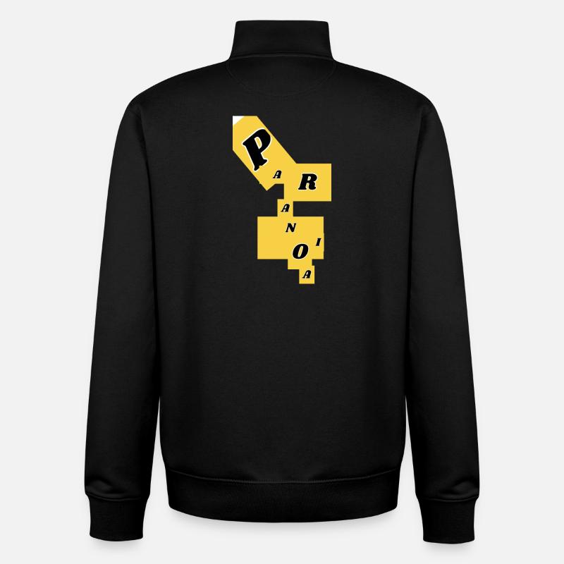 Paranoia-Rätsel-Glyphen - Unisex Organic Zip Sweatshirt von Stanley/Stella - Schwarz