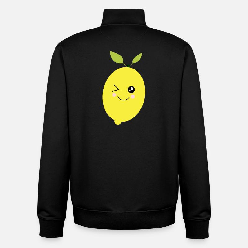Lemon Lime Lime - Unisex Organic Zip Sweatshirt by Stanley/Stella - black