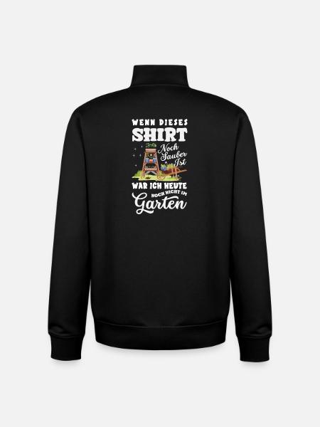 Noch Sauber Nicht Im Garten - Unisex Organic Zip Sweatshirt von Stanley/Stella - Schwarz