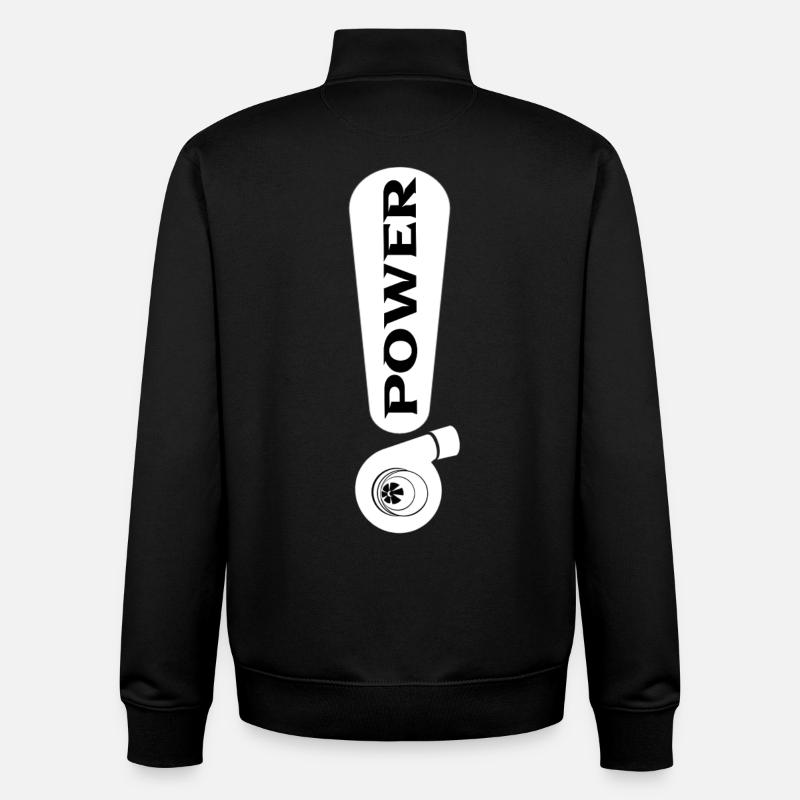 Turbo - Unisex Organic Zip Sweatshirt von Stanley/Stella - Schwarz