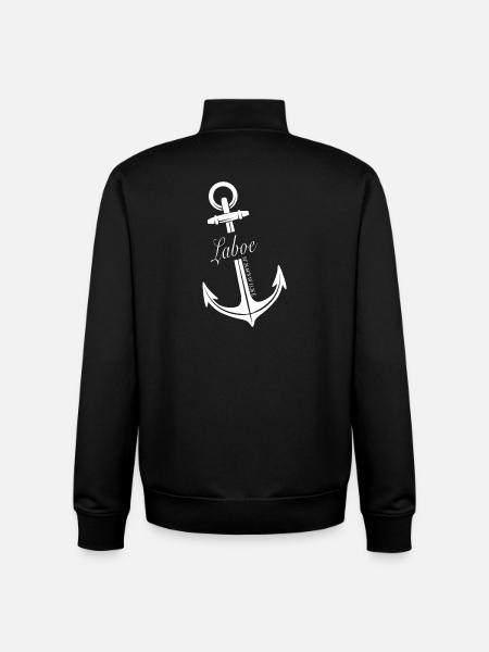 Laboe - Unisex Organic Zip Sweatshirt von Stanley/Stella - Schwarz