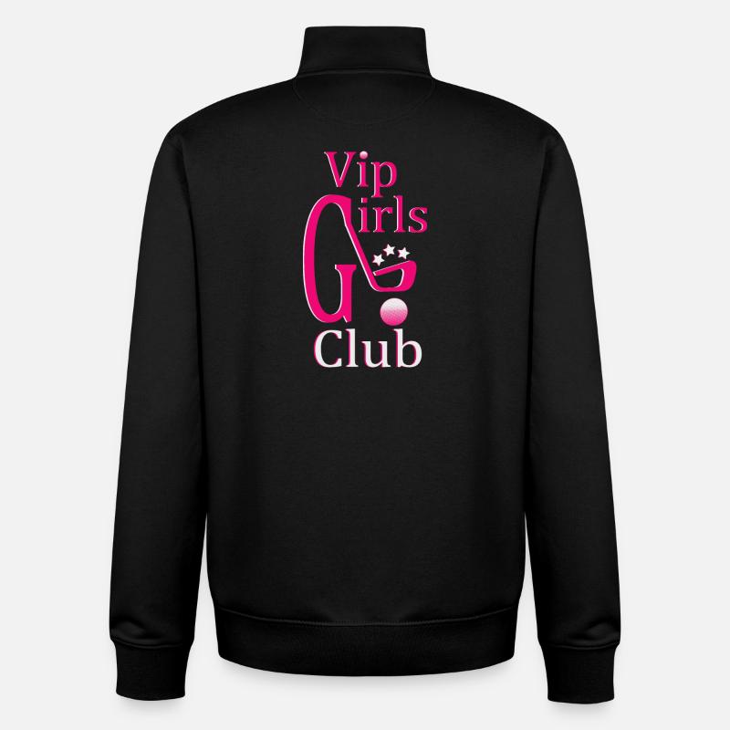 Frauen Golf - Unisex Organic Zip Sweatshirt von Stanley/Stella - Schwarz
