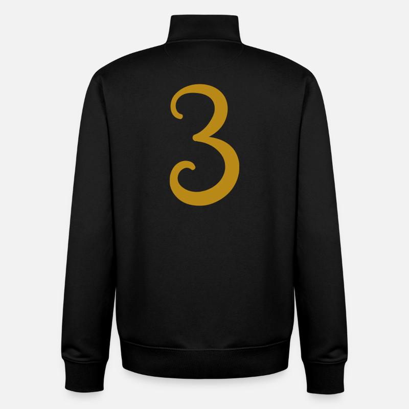 3 - Unisex Organic Zip Sweatshirt by Stanley/Stella - black