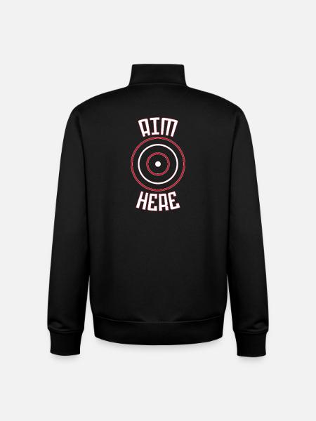 Dart Dartboard Dartpfeil - Unisex Organic Zip Sweatshirt by Stanley/Stella - black
