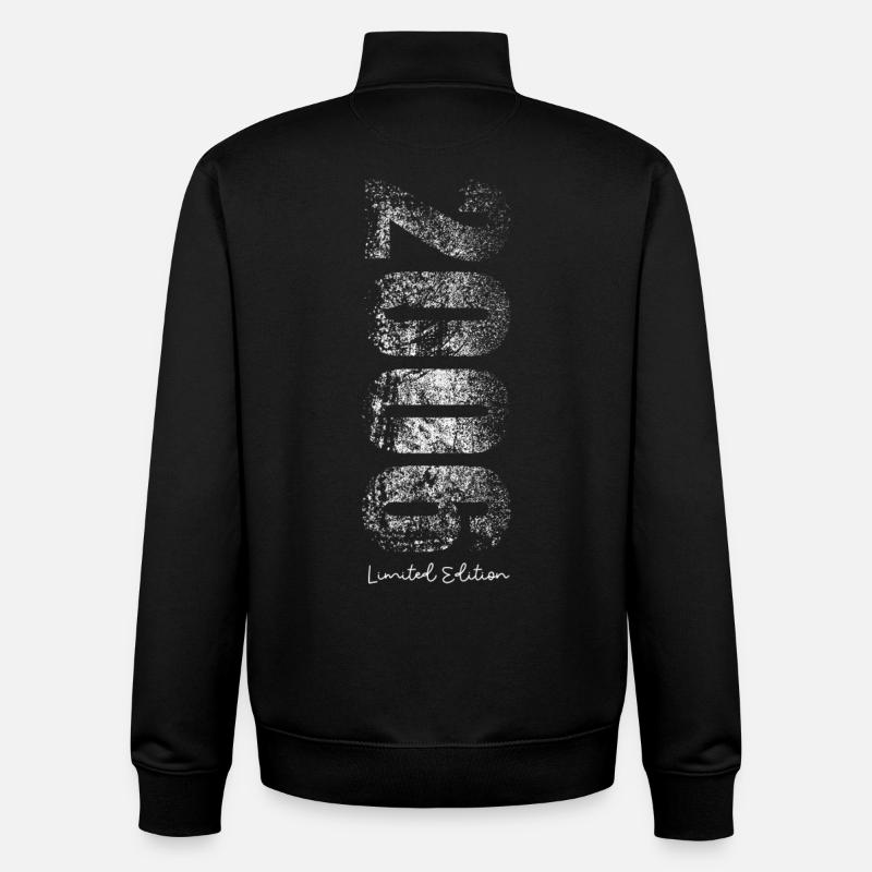 Édition limitée cadeau d’anniversaire 2006 - Sweat zippé unisexe en coton bio Stanley/Stella - noir
