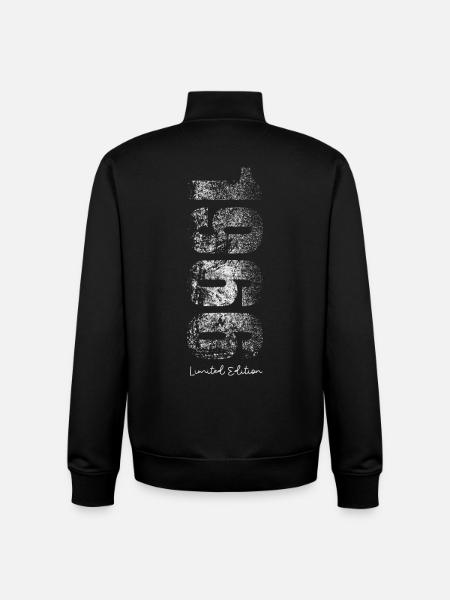 Limited Edition 1966 Birthday Gift - Unisex Organic Zip Sweatshirt by Stanley/Stella - black