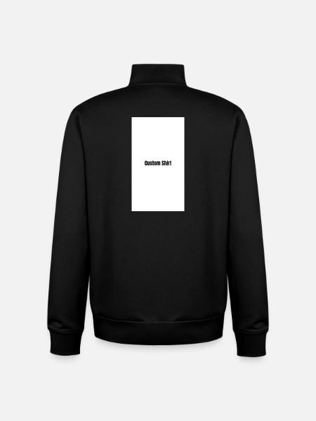 Custom Shirt - Unisex Organic Zip Sweatshirt von Stanley/Stella - Schwarz