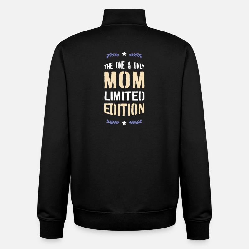 Only Mom Édition Limitée - Sweat zippé unisexe en coton bio Stanley/Stella - noir
