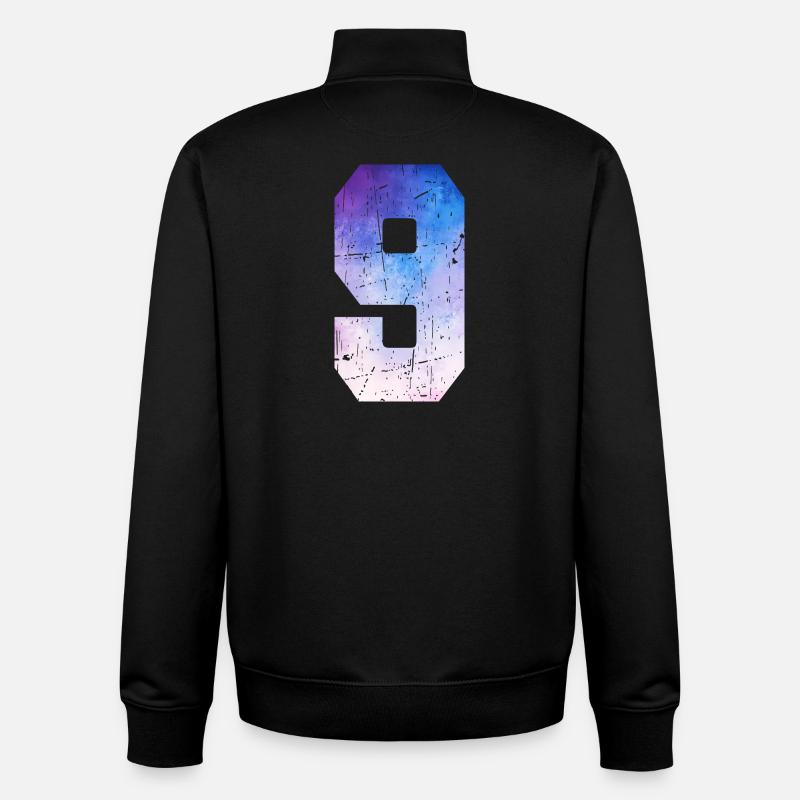 Issue 9 – 9th Anniversary Gift - Unisex Organic Zip Sweatshirt by Stanley/Stella - black
