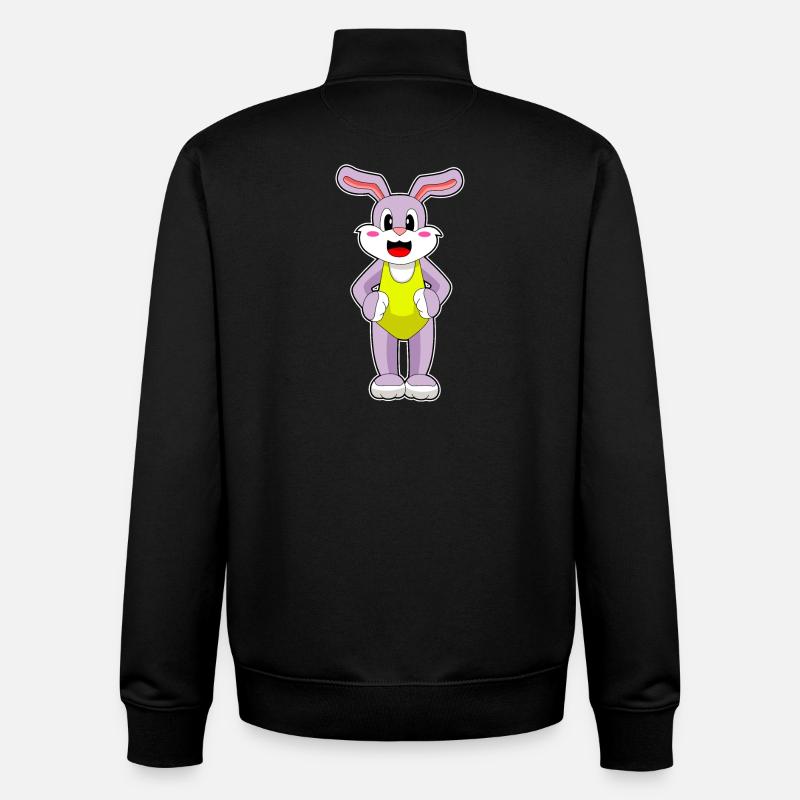Maillot de bain Bunny - Sweat zippé unisexe en coton bio Stanley/Stella - noir