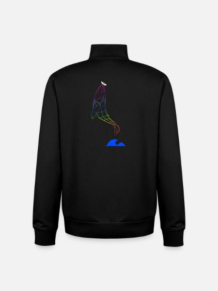 La fierté vous élève - Sweat zippé unisexe en coton bio Stanley/Stella - noir