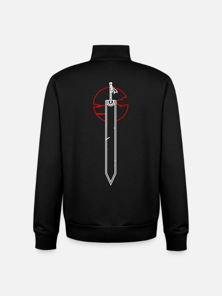 Dragonslayer - Unisex Organic Zip Sweatshirt by Stanley/Stella - black