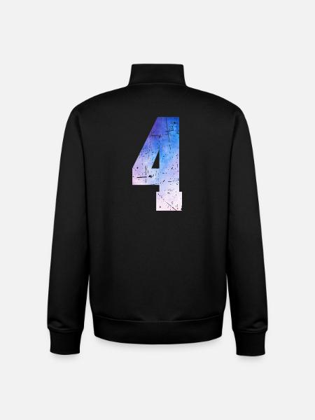 Issue 4 – 4 Year Anniversary Gift - Unisex Organic Zip Sweatshirt by Stanley/Stella - black
