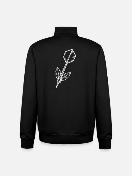 Dartpfeil mit Flügel - Unisex Organic Zip Sweatshirt von Stanley/Stella - Schwarz