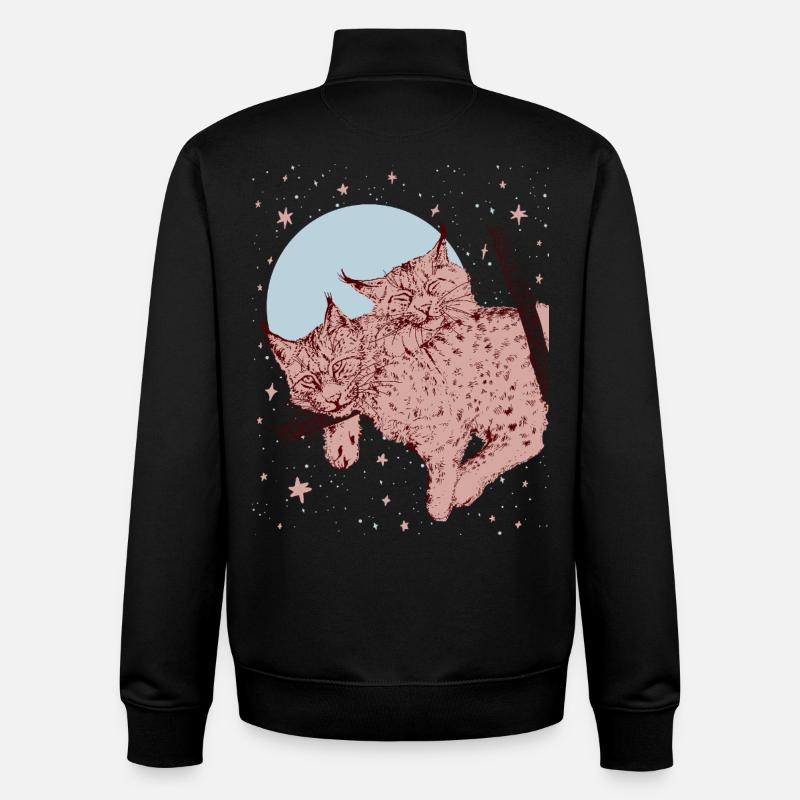 US IN ANOTHER UNIVERSE - Unisex Organic Zip Sweatshirt by Stanley/Stella - black
