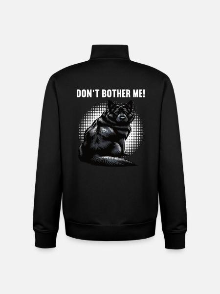 Don't Bother Me Black Shepherd Shepherd - Unisex Organic Zip Sweatshirt by Stanley/Stella - black